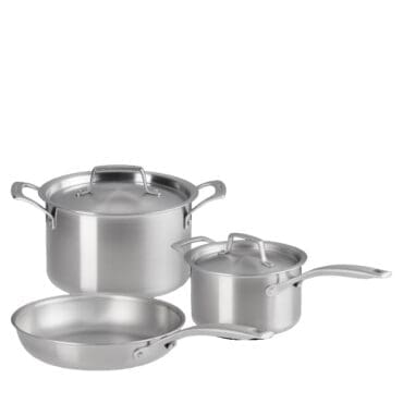 Le Creuset Set 3 pezzi Acciaio Inox Essential Longho Design Palermo