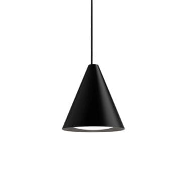Louis Poulsen Lampada a sospensione Keglen d25 nero Longho Design Palermo