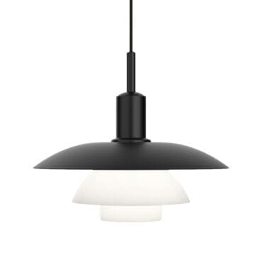 Louis Poulsen Lampada a sospensione PH 5 5 LED nero bianco opalino Longho Design Palermo
