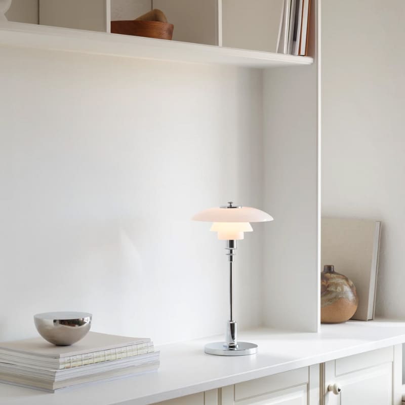 Louis Poulsen Lampada da tavolo PH 2 1 Portable cromo 1 Longho Design Palermo