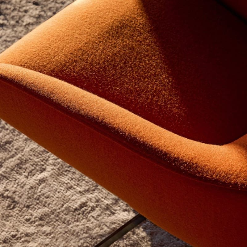 Zanotta Poltrona Kent arancio 1Longho Design Palermo