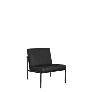 Artek Lounge Chair Kiki pelle nero Longho Design Palermo