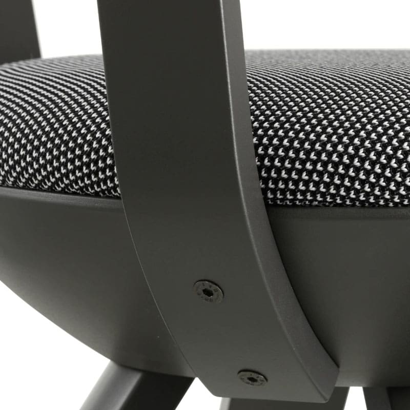 Artek Sedia Rival scocca polipropilene nero seduta nero bianco 1 Longho Design Palermo