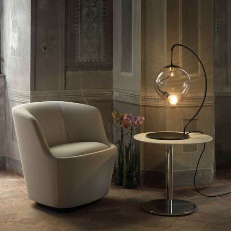 Cappellini Lampada da tavolo Meltdown ambra 1 Longho Design Palermo