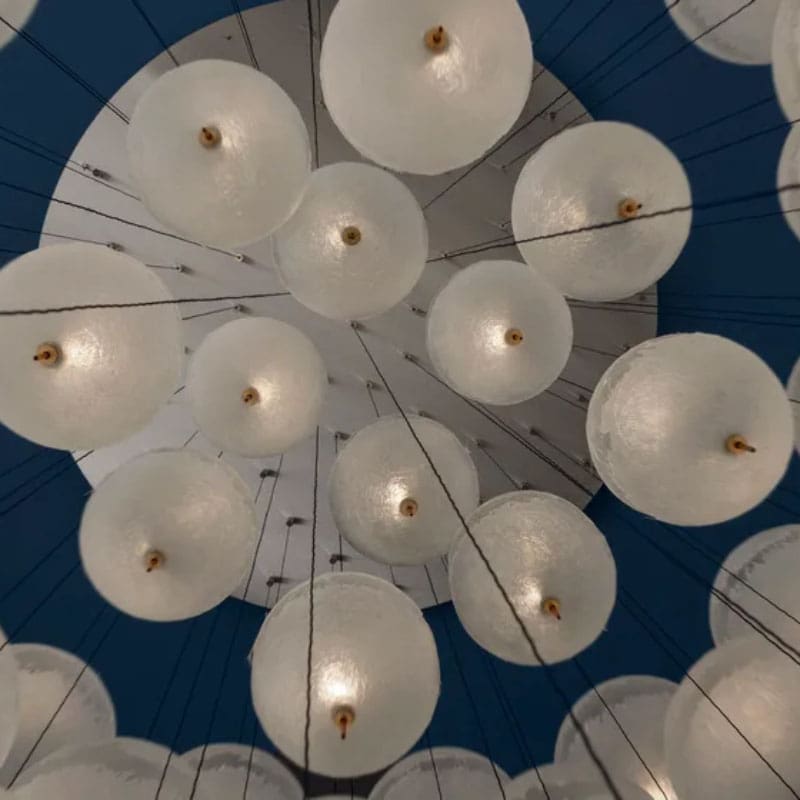 Catellani&Smith Lampadario Postkrisi base rotonda 3 Longho Design Palermo