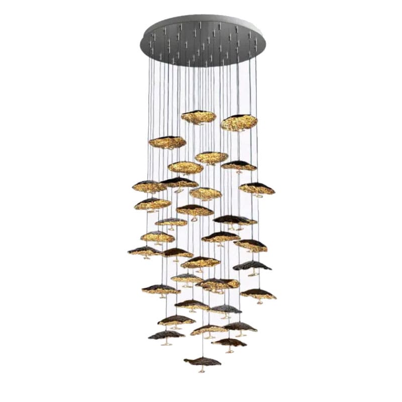 Catellani&Smith Lampadario a Cascata Gold Moon 1 Longho Design Palermo