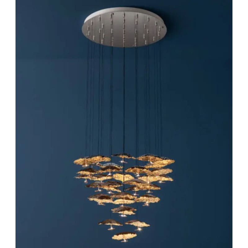 Catellani&Smith Lampadario a Grappolo Gold Moon 1 Longho Design Palermo