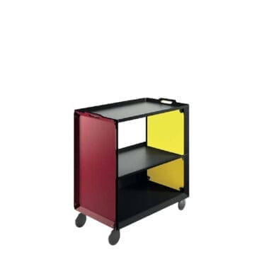 Danese Milano Carrello multifunzionale Mobile Life nero con vassoi Longho Design Palermo