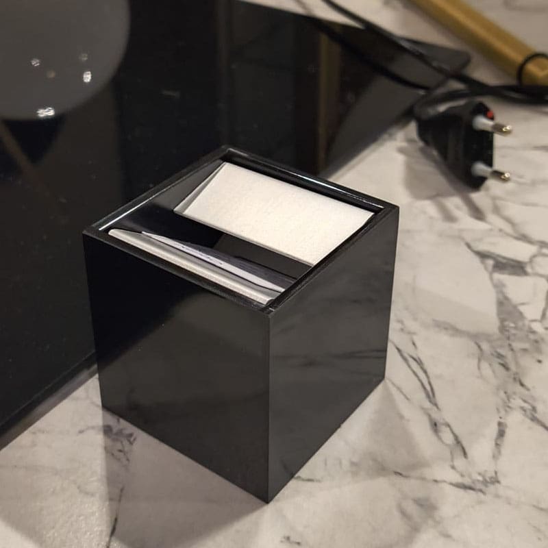 Danese Milano Posacenere Cubo S nero Longho Design Palermo