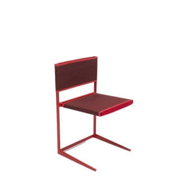 Danese Milano - Sedia Moritz rosso