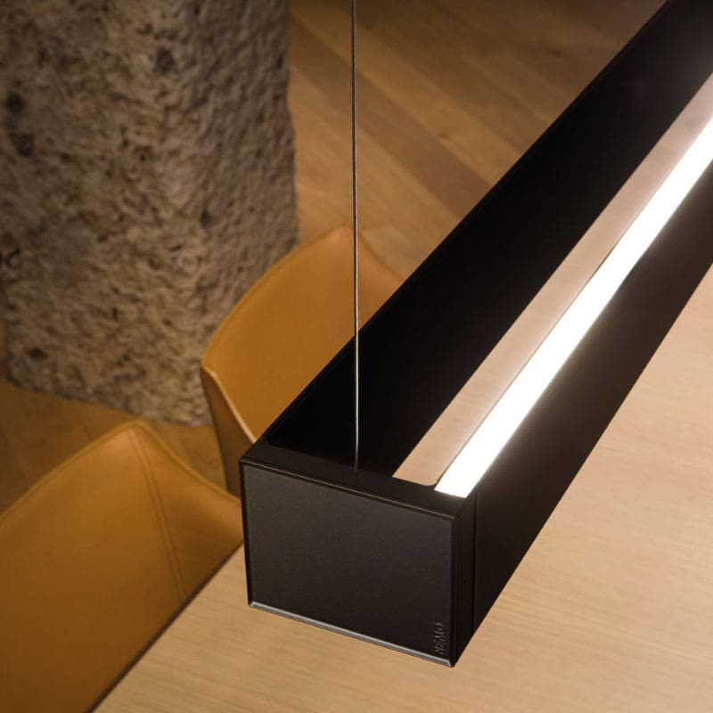 Nemo Lampada a sospensione Tru down+down nero 1 Longho Design Palermo