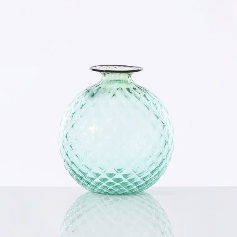 Venini Vaso Monofiore Balloton verde menta Longho Design Palermo