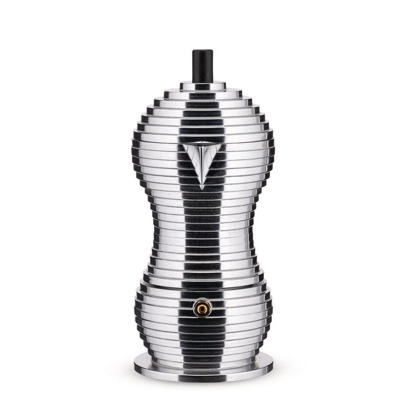 Alessi Caffettiera Pulcina Espresso manico nero 6 tazze 1 Longho Design Palermo