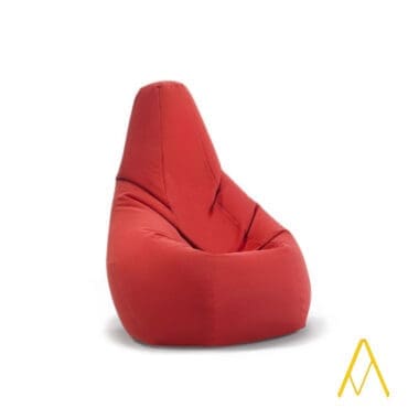 Zanotta Sacco Large 280 tessuto TUX rosso Longho Design Palermo