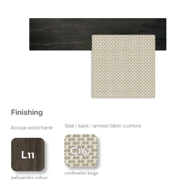 FInitura Palissandro Cordonetto beige Longho Design Palermo