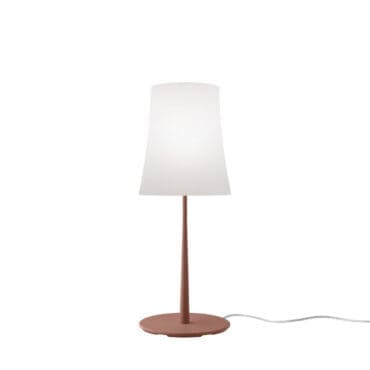 Foscarini Lampada da tavolo Birdie Easy Grande rosso mattone Longho Design Palermo