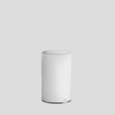 Gessi Bicchiere d'appoggio bianco 54731#239 Steel Brushed longho design palermo