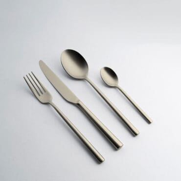 Knindustrie Posate 800 champagne 4 pz longho design palermo