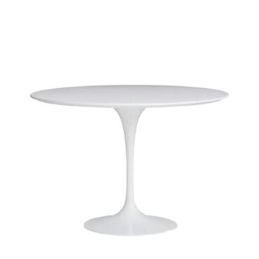 Knoll Tavolo Rotondo Saarinen base Bianco top laminato bianco d107 Longho Design Palermo