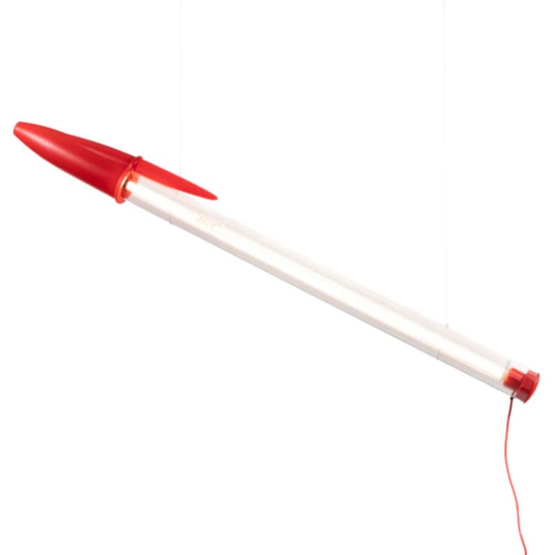 Seletti Lampada Bic rosso Longho Design Palermo