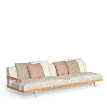 Talenti Divano 3 posti Allure bracciolo destro legno Longho Design Palermo