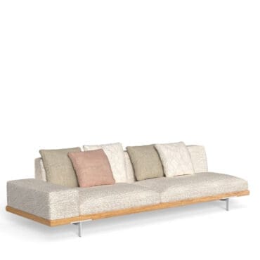 Talenti Divano 3 posti Allure bracciolo destro tessuto Longho Design Palermo