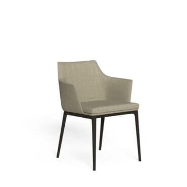 Talenti Poltrona pranzo Claude Mokka greige Longho Design Palermo
