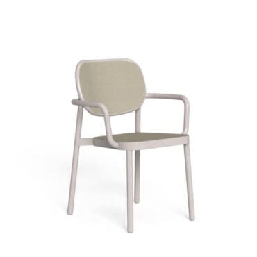 Talenti Poltrona pranzo Meg Warm white Beige Longho Design Palermo