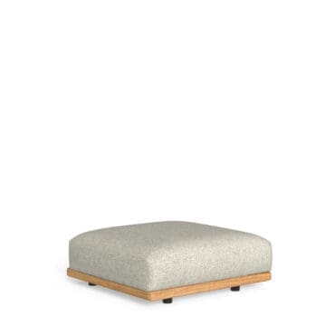 Talenti Pouf Elton Accoya Old white Longho Design Palermo