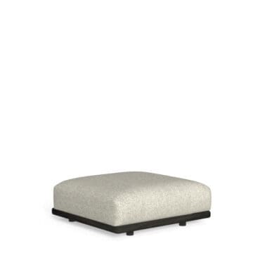 Talenti Pouf Elton Palissandro Old white Longho Design Palermo