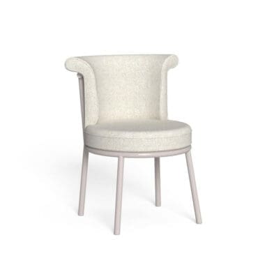 Talenti Sedia da pranzo James Warm white Inkas white Longho Design Palermo