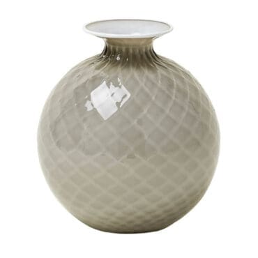 Venini Vaso Balloton Large Snow lucido Longho Design Palermo