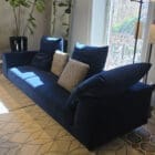 edra Divano Absolu tessuto cat. T blu 1 Longho Design Palermo