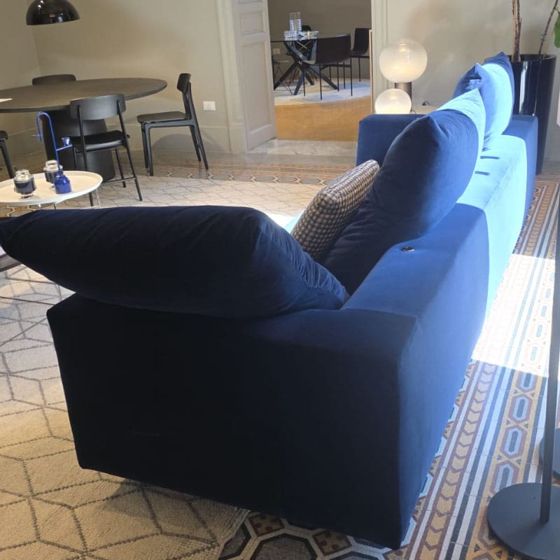 edra Divano Absolu tessuto cat. T blu 2 Longho Design Palermo