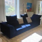 edra Divano Absolu tessuto cat. T blu Longho Design Palermo