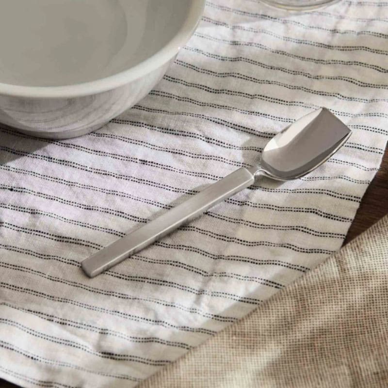 Alessi Cucchiaino da gelato Dry 6pz acciaio 18 10 lucido 1 Longho Design Palermo