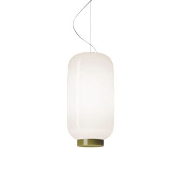 Foscarini Lampada a sospensione Chouchin 2 Reverse bianco verde Longho Design Palermo