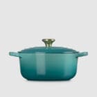 Le Creuset Casseruola Cocotte Rotonda Evolution d20 Blu Riviera 1 Longho Design Palermo