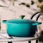 Le Creuset Casseruola Cocotte Rotonda Evolution d20 Blu Riviera 4 Longho Design Palermo