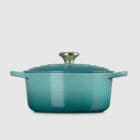 Le Creuset Casseruola Cocotte Rotonda Evolution d24 Blu Riviera 2 Longho Design Palermo