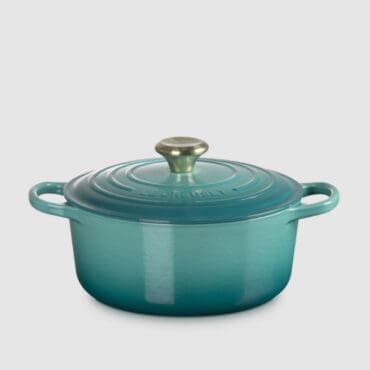 Le Creuset Casseruola Cocotte Rotonda Evolution d24 Blu Riviera Longho Design Palermo