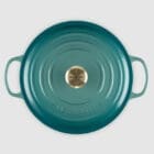 Le Creuset Casseruola Cocotte Rotonda Evolution d28 Blu Riviera 3 Longho Design Palermo