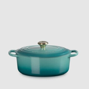 Le Creuset Casseruola Cocotte ovale Evolution 29 Blu Riviera Longho Design Palermo