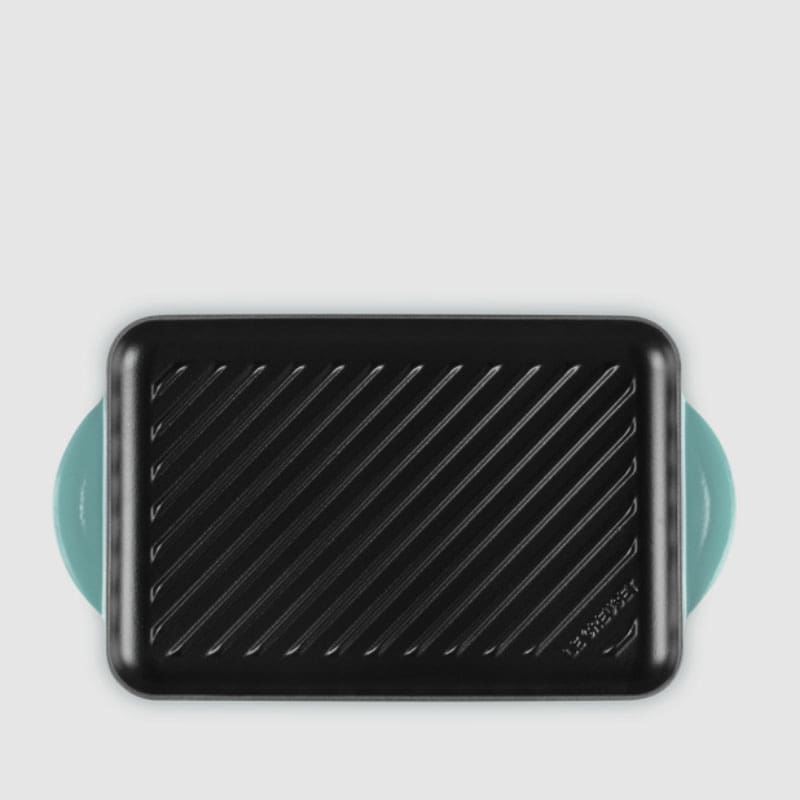 Le Creuset Grill rettangolare Tradition 32x22 Blu Riviera 0 Longho Design Palermo