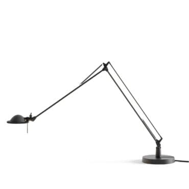 Luceplan Lampada da tavolo Berenice D12N diffusore metallo nero Longho Design Palermo