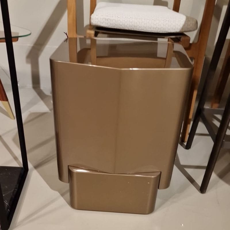 Molteni Tavolino Lèa laccato lucido cappuccino 2 Longho Design Palermo