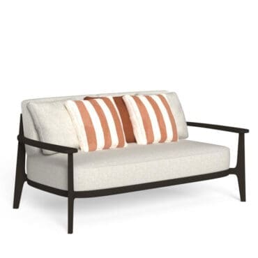 Talenti Divano living 2 posti Ever Alu Mokka Inkas white Longho Design Palermo