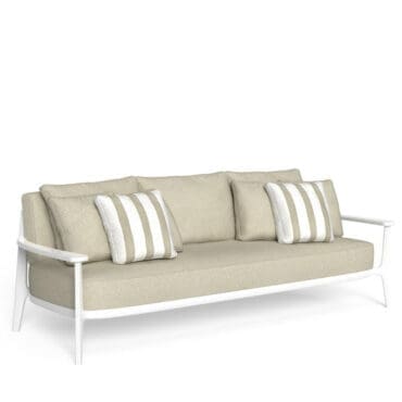 Talenti Divano living a 3 posti Ever White Nude Longho Design Palermo