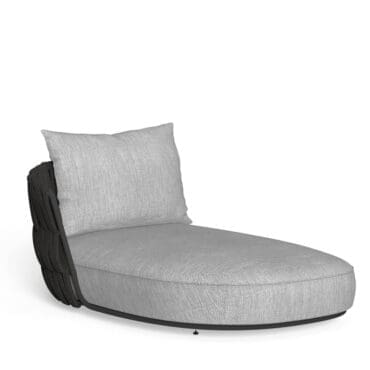 Talenti Divano lounge dx Swipe Graphite Mouse grey Longho Design Palermo
