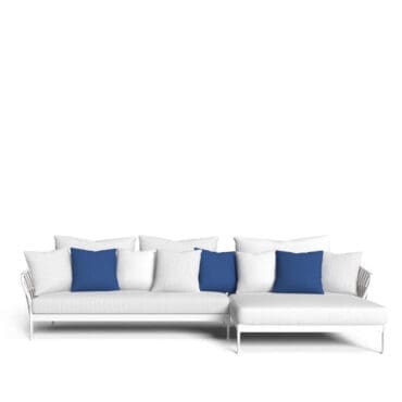 Talenti Divano modulare Living Frame White Silver Longho Design Palermo